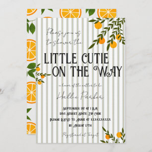 A Little Cutie is On The Way Invitation