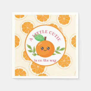 A Little Cutie Is on the Way Napkin