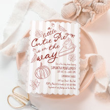 A Little Cutie Pie Fall Baby Shower Rustic