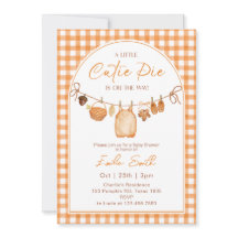 A little Cutie Pie is on the way Baby shower 