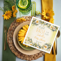 A Little Daisy Is On The Way Floral Baby Shower
