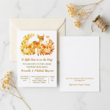 A Little Deer Baby Shower | Autumn Woodland