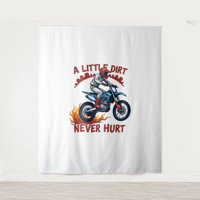 A Little Dirt Never Hurt Tapestry (Front)