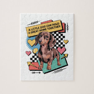 A Little Dog Can Hold A Great Home Together Jigsaw Puzzle