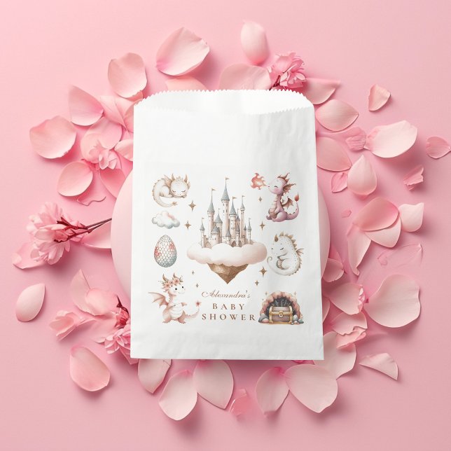 A Little Dragon is on the Way Baby Shower Favour Bags (Creator Uploaded)