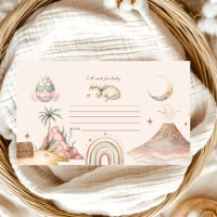 A Little Dragon is on the Way Note for Baby