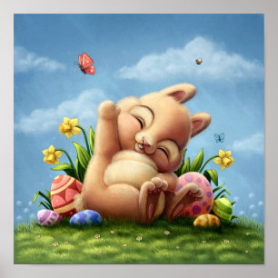 A Little Easter Bunny Poster
