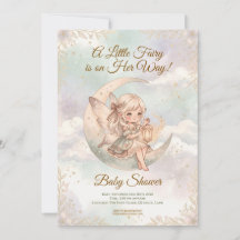 A Little Fairy is on Her Way Celestial Baby Shower