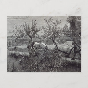 A little farm well tilled', Picardy Postcard