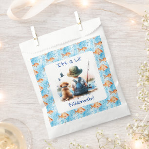 A Little Fisherman Cute Boy's Baby Shower Favour Bags