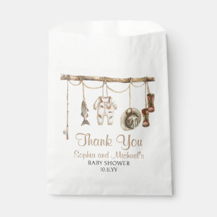 A Little Fisherman Is On The Way Baby Shower Favour Bags
