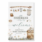 A Little Fisherman Watercolor Fishing Baby Shower 
