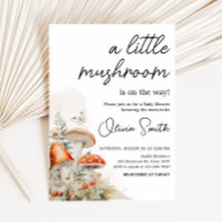 A Little Fungi Enchanted Mushroom Baby Shower