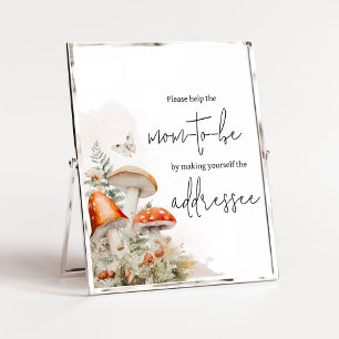 A Little Fungi Enchanted Mushroom Envelope Station Poster