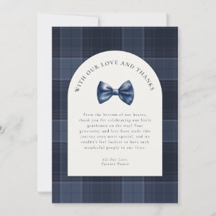 A Little Gentleman is On His Way Baby Shower  Thank You Card