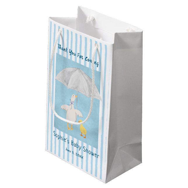 A Little Goose Is On The Way Storybook Baby Shower Small Gift Bag (Creator Uploaded)
