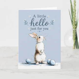 A Little Hello Bunny Card
