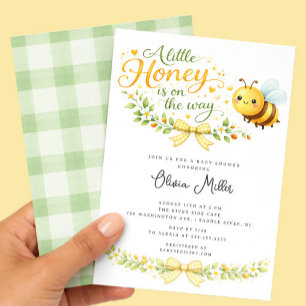 A Little Honey Baby Shower Invitation
