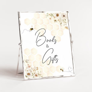 A Little Honey Bee Baby Shower Books and Gifts Poster