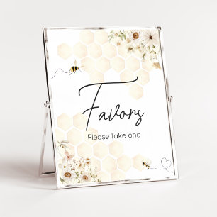 A Little Honey Bee Baby Shower Favours Poster