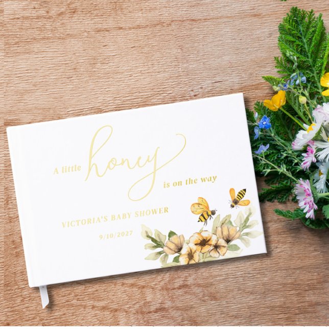  A little honey bee Baby Shower Guest Book (Creator Uploaded)