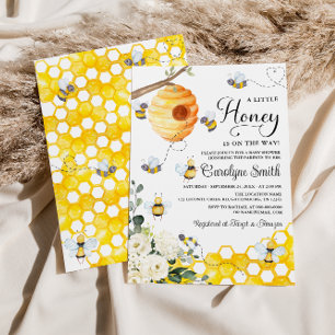 A Little Honey Bee Baby Shower Invitation