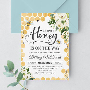 A Little Honey Bee Baby Shower Invitation