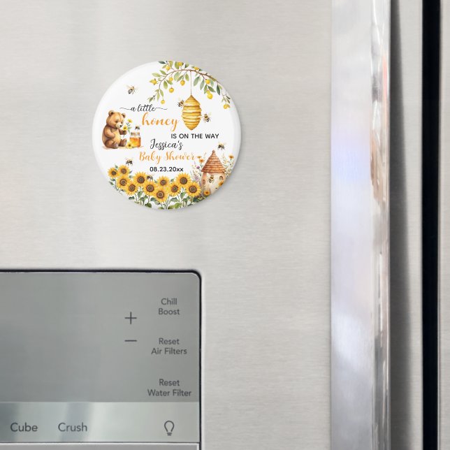 A Little Honey Bee Baby Shower Magnet (In Situ (Fridge))