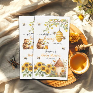 A Little Honey Bee Baby Shower Napkin