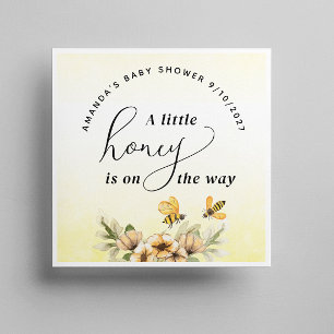 A little honey bee Baby Shower Napkin