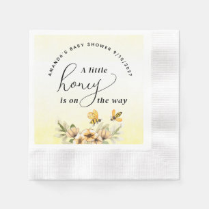  A little honey bee Baby Shower Napkin