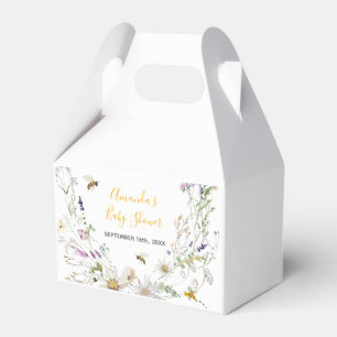 A Little Honey Bee Wildflower Baby Shower Favour Box