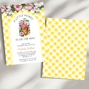 A Little Honey Gender Neutral Fall Baby Shower Invitation