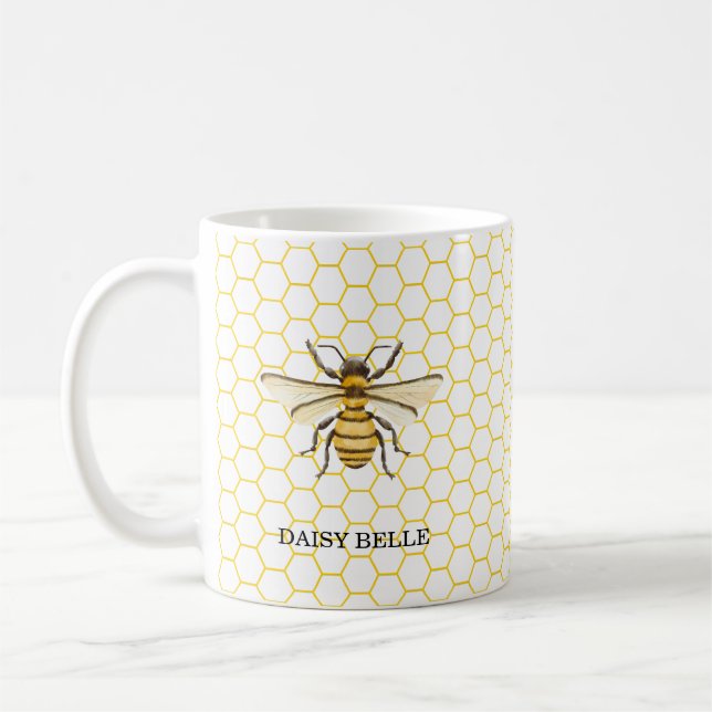 A little Honey Is On The Way Baby Shower Coffee Mug (Left)