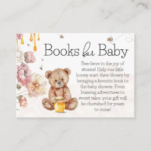A Little Honey is on the Way Books for Baby Card