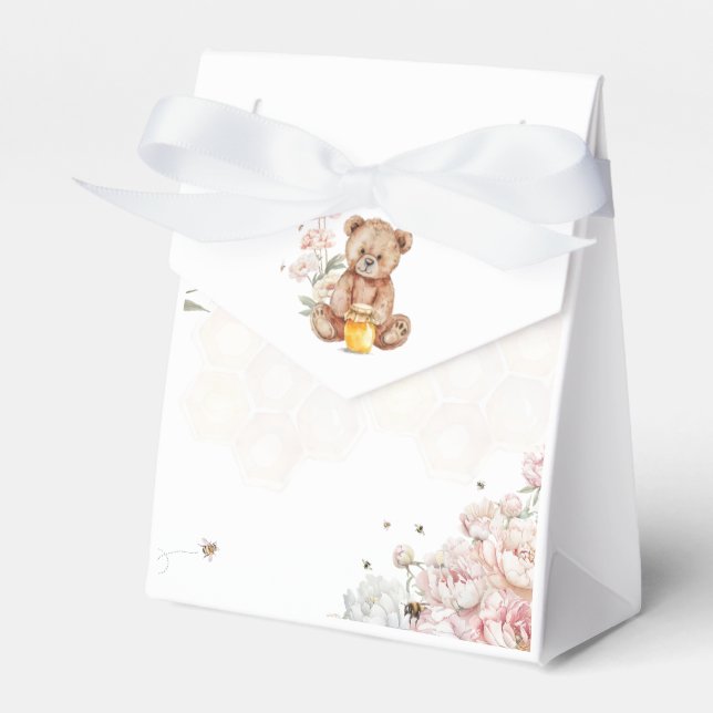 A Little Honey is on the Way Favour Boxes (Front Side)