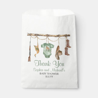 A Little Hunter Is On The Way  Baby Shower Favour Bags