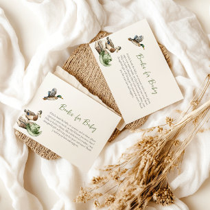 A little hunter is on the way Book request card