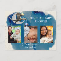 A Little Knight Dragon Baby Shower Thank you Photo