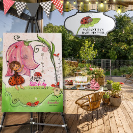 A Little Lady is on her Way Ladybug Baby Shower