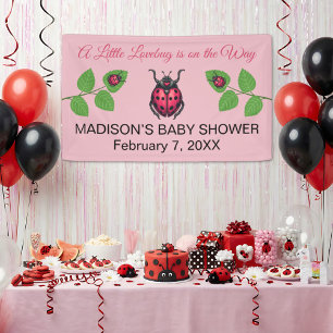 A Little Love Bug Is On The Way Ladybug Banner