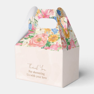 A little love in a jar butterfly baby shower favour box