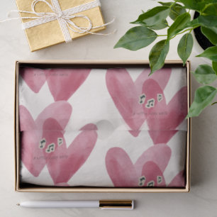 'A Little Love Note' Wedding Anniversaries Bridal Tissue Paper