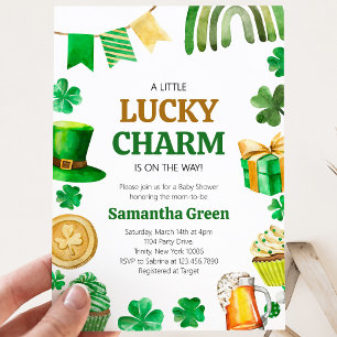 A Little Lucky Charm Baby Shower Invitation