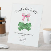 A Little Lucky Charm Shamrock Books for Baby Sign  (In SItu)