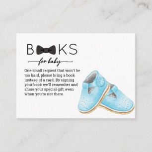 A little man is on the way Books for Baby Enclosure Card