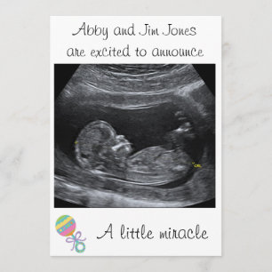 A Little Miracle ~ Pregnancy Announcement
