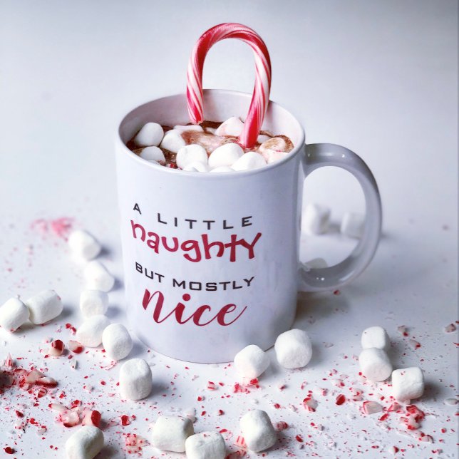A little naughty mostly nice Christmas mug (Creator Uploaded)