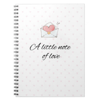 A Little Note of Love Notebook