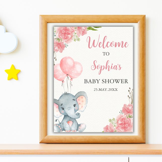 A Little Peanut is on the Way, Baby Shower Girl Poster (Creator Uploaded)